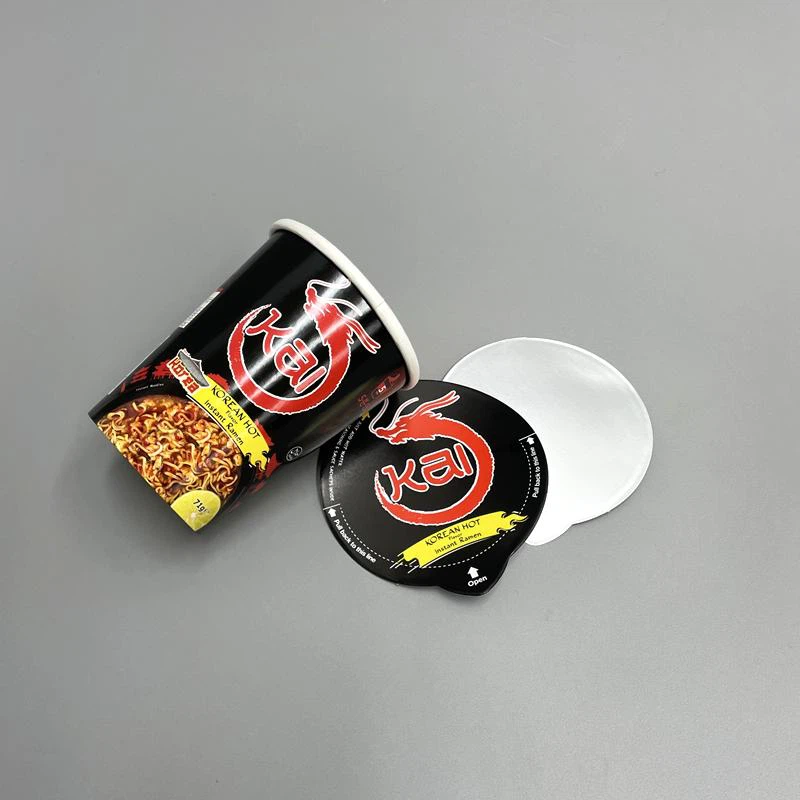 65g aangepaste logo-print noodle papieren beker